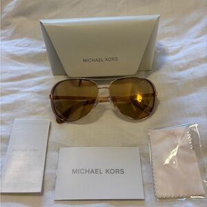 Michael Kors Amber Aviator Sunglasses